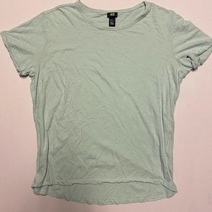 H&M | T-shirt | Lg | Mint Green | Like New